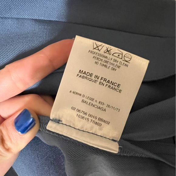 BALENCIAGA BLUE DRESS - Picture 11 of 13